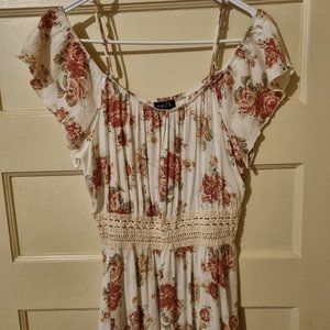 Rue21 Floral off the shoulder top